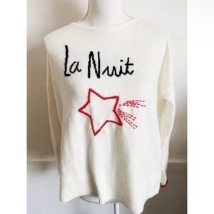 Loft • La Nuit Star Wool Crew Neck Sweater